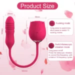 rose dildo product size